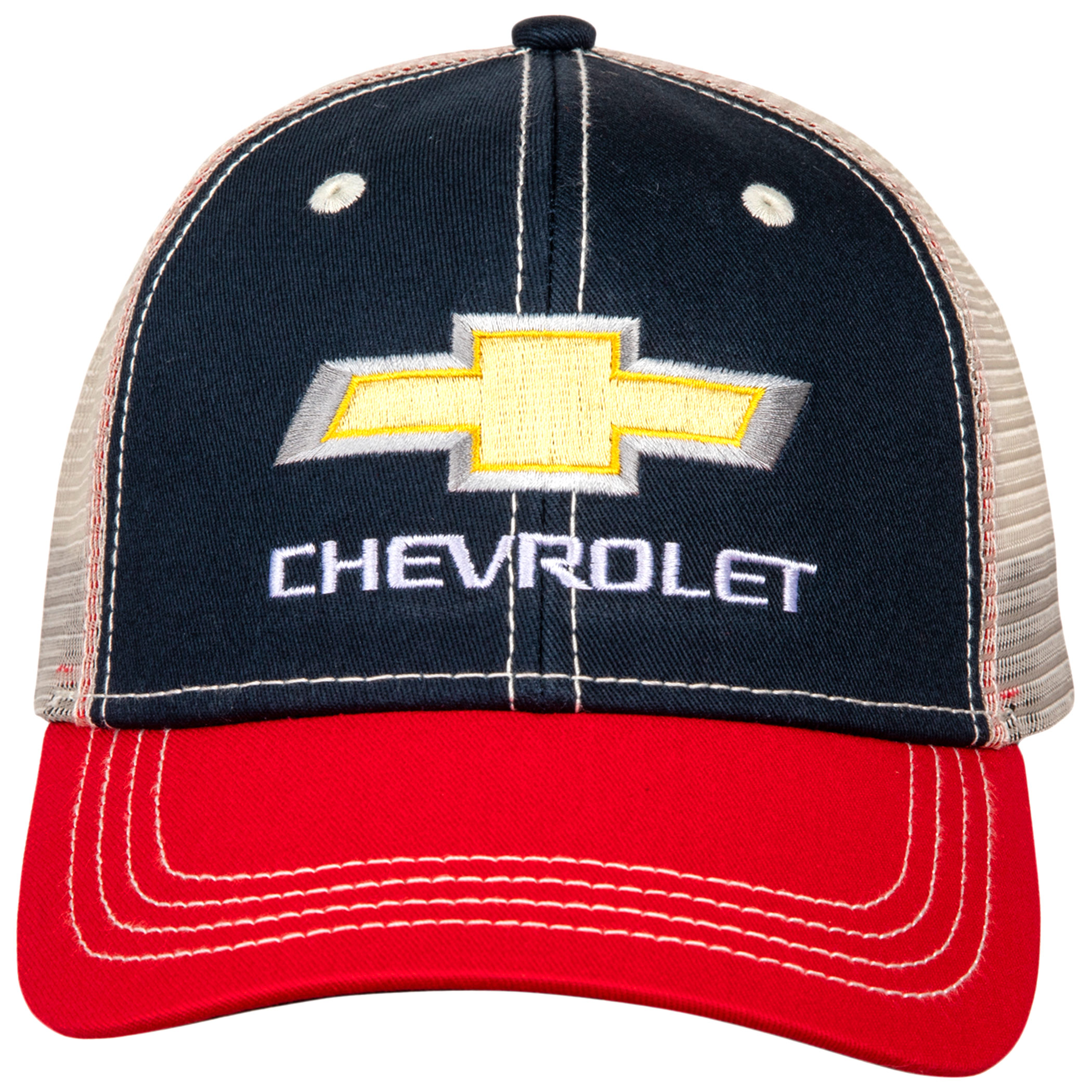 Chevrolet Logo Adjustable Mesh Snapback Hat