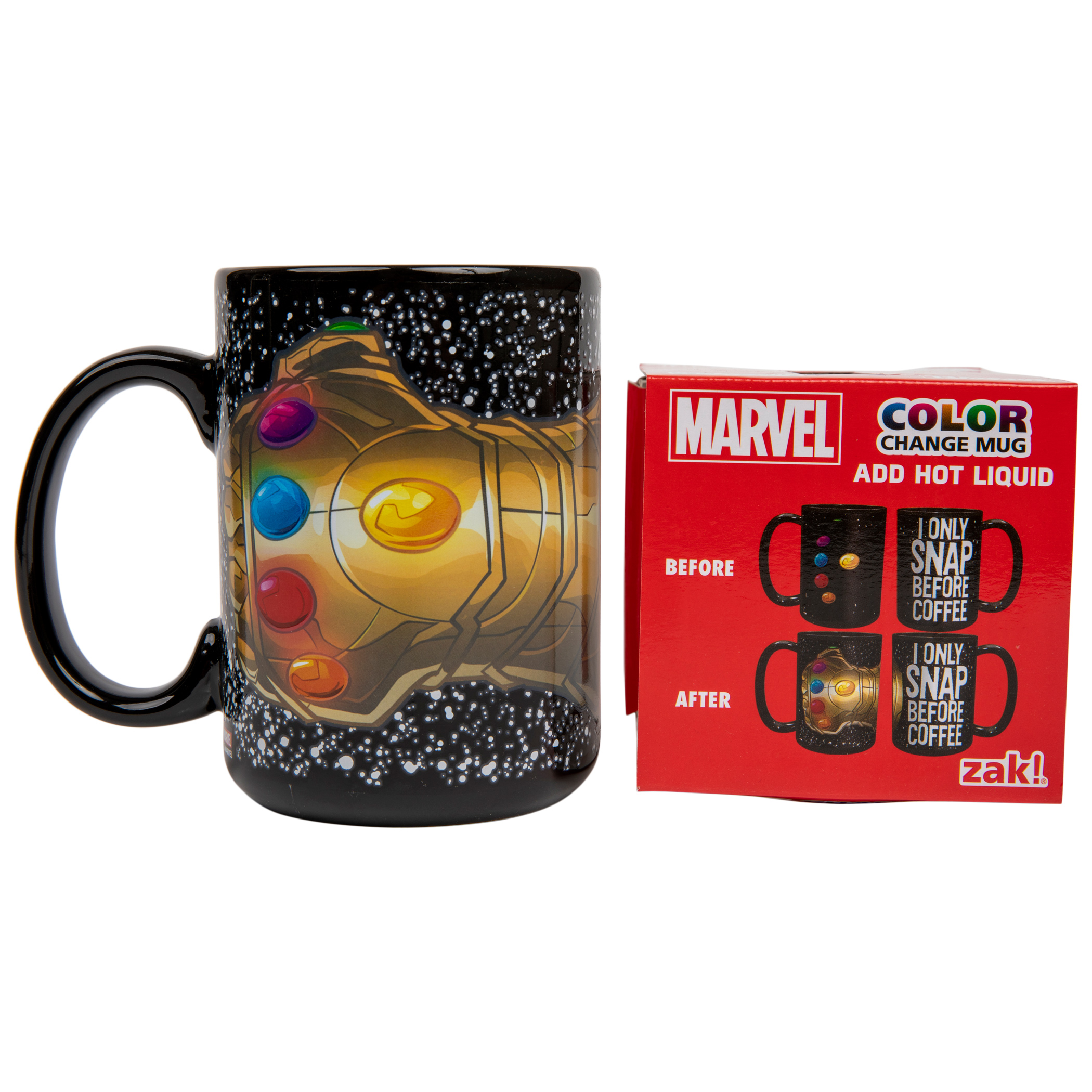 Thanos I Only SNAP Before Coffee 15oz. Color Change Ceramic Mug