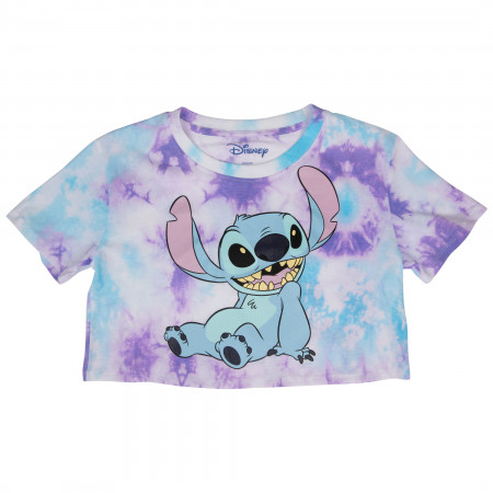 Disney's Lilo and Stitch Character Tye Dye Crop Top Tee