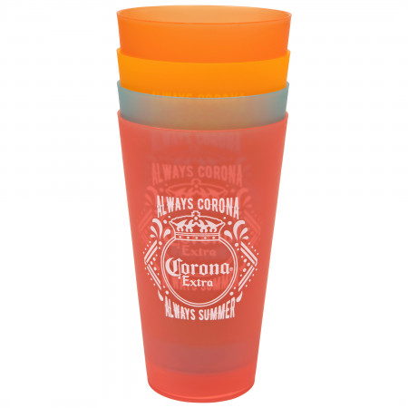 Corona Extra Grill Out 4-Pack Cup Set