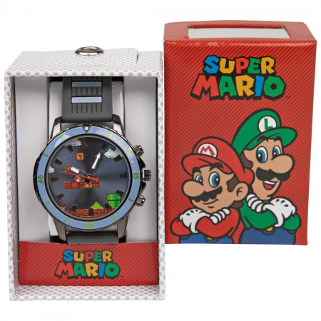 Super Mario Nintendo Watch with Silicone Band