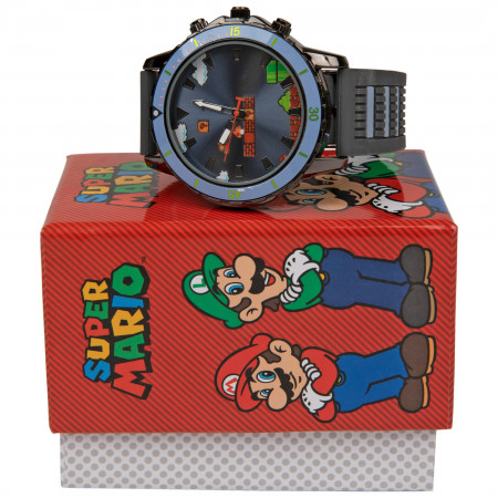 Super Mario Nintendo Watch with Silicone Band