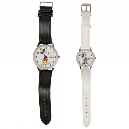 Disney Mickey and Minnie Mouse His & Hers Watch Set