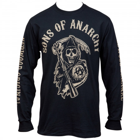 Sons of Anarchy Long Sleeve With Sleeve Prints