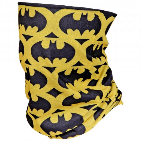 Batman Stacked Logos Full Face Mask Gaiter Tubular Bandana