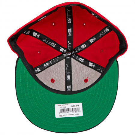 robin's gold tag cap in red snake - Hat