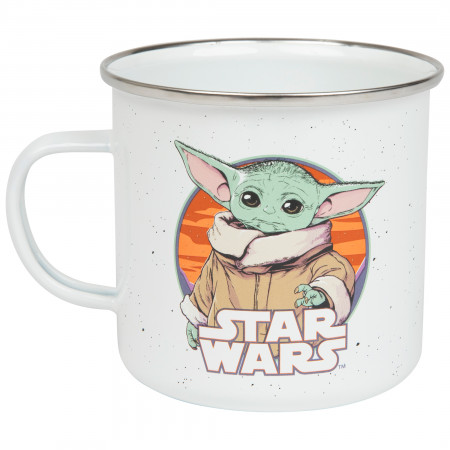 Star Wars The Mandalorian The Child 21oz Enamel Camper Mug