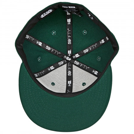 Star Wars Mandalorian Mudhorn Sigil Green New Era 59Fifty Fitted Hat