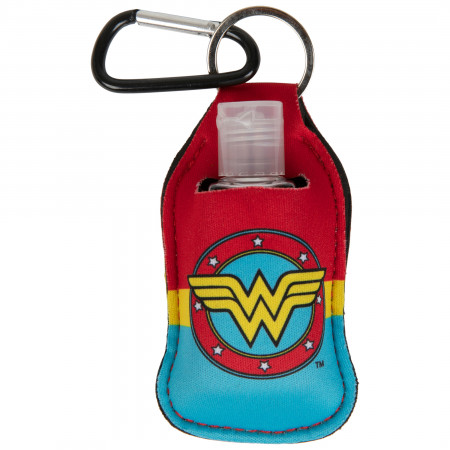 Wonder Woman Circle Symbol Quick Clip Hand Sanitizer