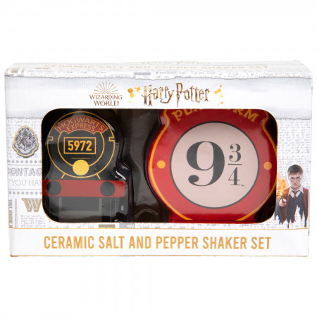 Harry Potter Hogwarts Express Platform Ceramic Salt and Pepper Shaker