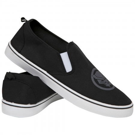 Marvel Black Panther Symbol Slip-On Shoes