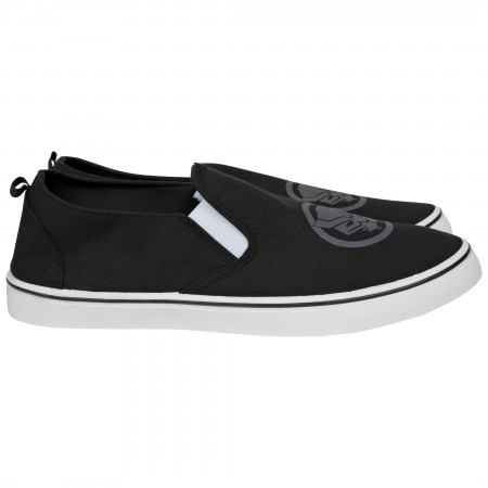 Marvel Black Panther Symbol Slip-On Shoes