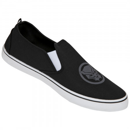 Marvel Black Panther Symbol Slip-On Shoes