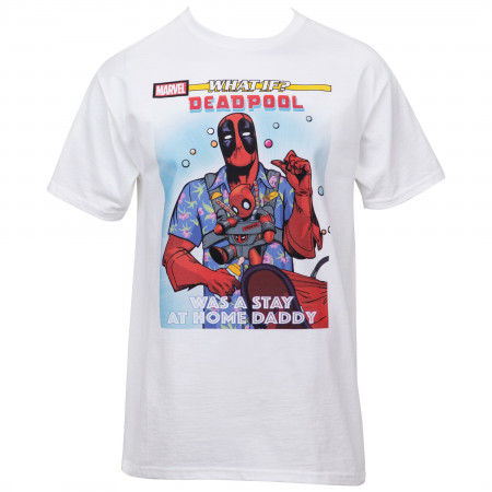 Marvel What If Deadpool Was A Dad Comic Cover Image T-shirt
