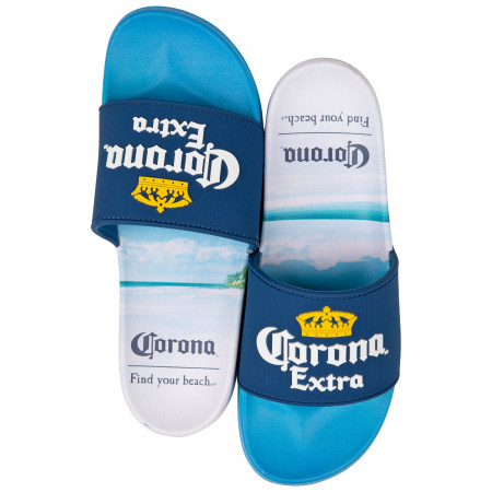 Corona Extra Logo Beach Sandal Slides