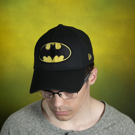 Batman Classic Symbol Color Block New Era 39Thirty Fitted Hat