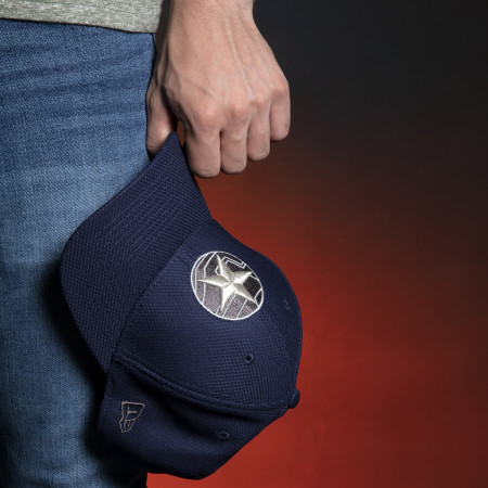 Winter Soldier Symbol Blue New Era 39Thirty Fitted Hat