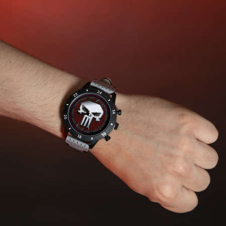 The Punisher Marvel Symbol Watch