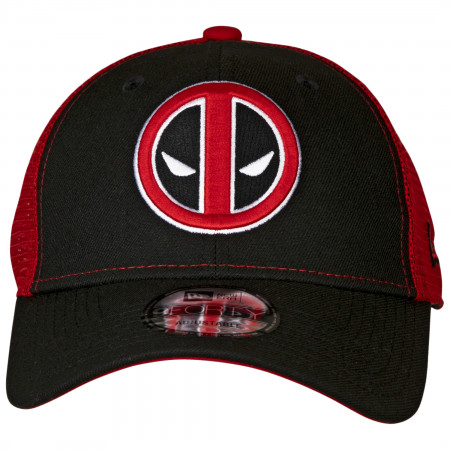 Deadpool Symbol Trucker New Era 9Forty Adjustable Hat