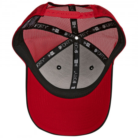 Deadpool Symbol Trucker New Era 9Forty Adjustable Hat