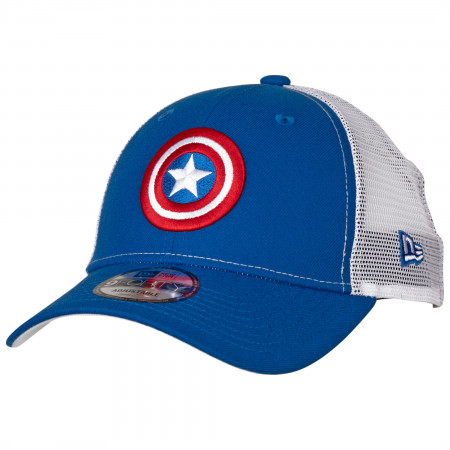 Captain America Symbol Trucker New Era 9Forty Adjustable Hat