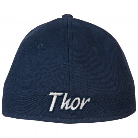 Thor Mjolnir Symbol Color Block New Era 39Thirty Fitted Hat
