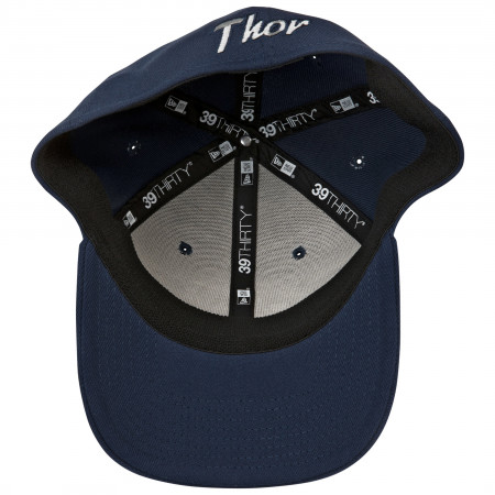 Thor Mjolnir Symbol Color Block New Era 39Thirty Fitted Hat