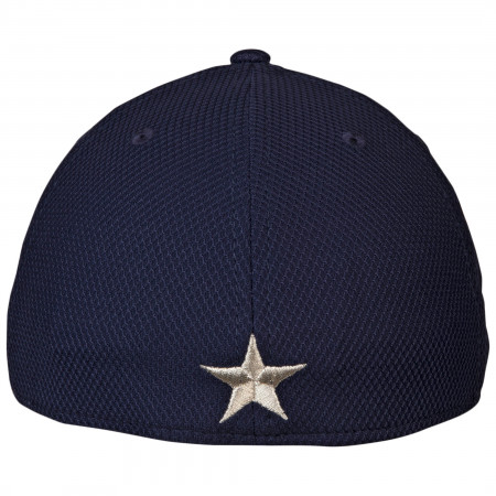 Winter Soldier Symbol Blue New Era 39Thirty Fitted Hat