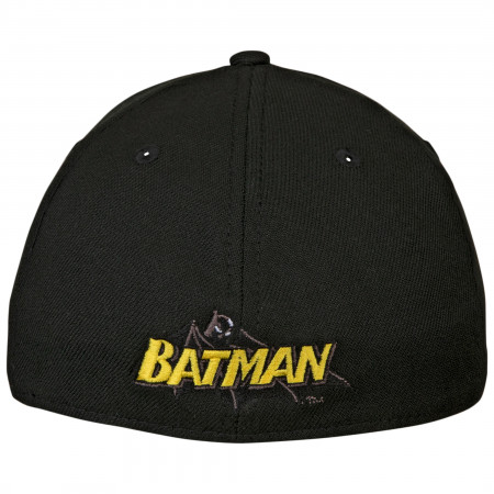 Batman Classic Symbol Color Block New Era 39Thirty Fitted Hat