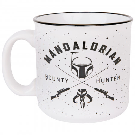 Star Wars The Mandalorian Bounty Hunter 20oz Ceramic Camper Mug