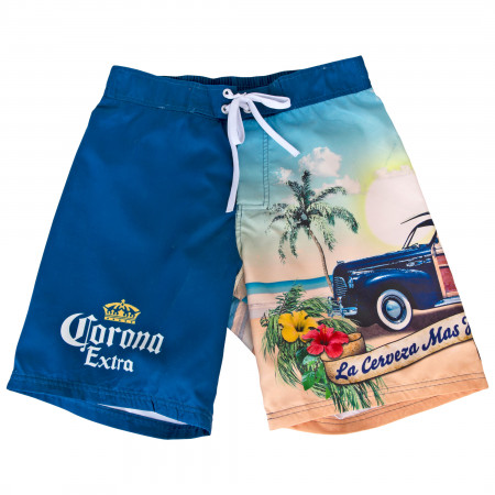 Corona Extra Crown Symbol and Beach Swimsuit