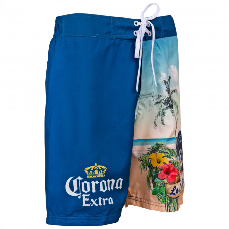 Corona Extra Crown Symbol and Beach Swimsuit