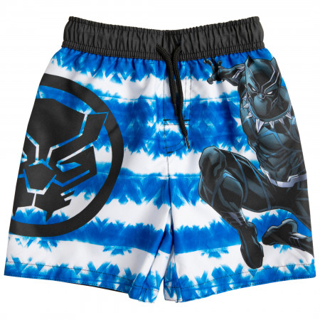 Marvel Black Panther Character and Symbol Youth Swim Trunks