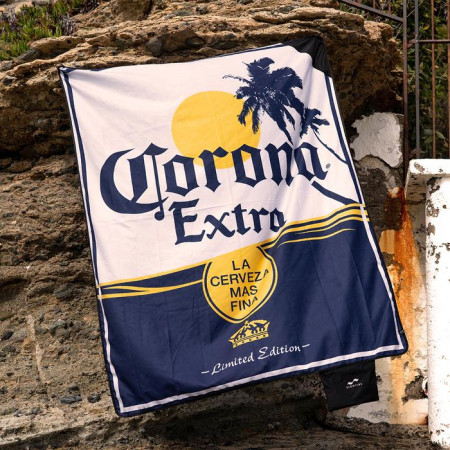 Corona Extra Logo Label Quick-Dry Park Blanket