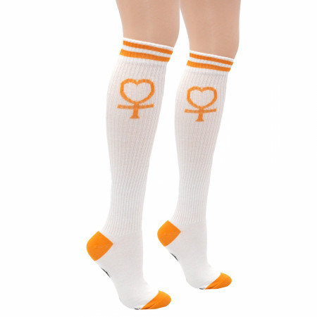Sailor Moon Sailor Venus Athletic Knee High Socks