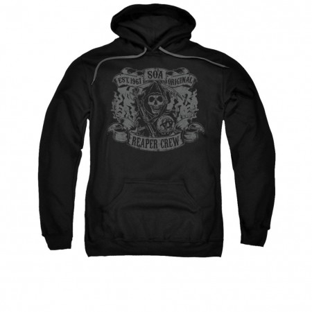 Sons Of Anarchy Original Reaper Crew Black Pullover Hoodie