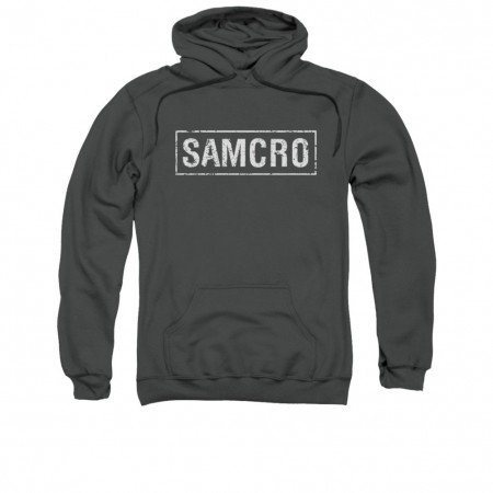 Sons Of Anarchy SAMCRO Logo Gray Pullover Hoodie