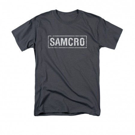 Sons Of Anarchy SAMCRO Logo Gray T-Shirt