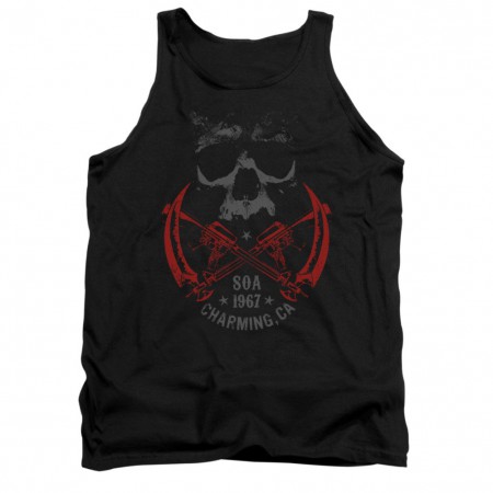 Sons Of Anarchy Cross Guns Black Tank Top