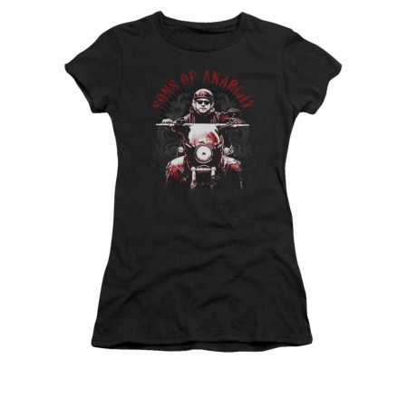 Sons Of Anarchy Ride On Black Juniors T-Shirt