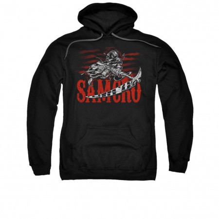 Sons Of Anarchy Acronym Black Pullover Hoodie