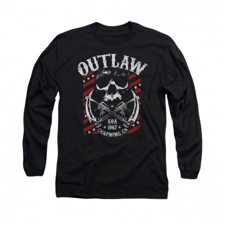 Sons Of Anarchy Outlaw Black Long Sleeve T-Shirt