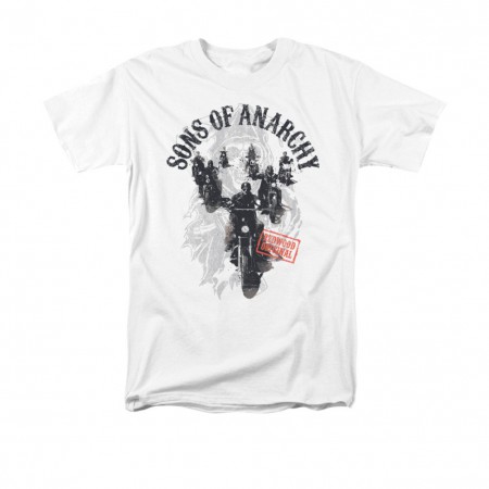 Sons Of Anarchy Reapers Ride White T-Shirt