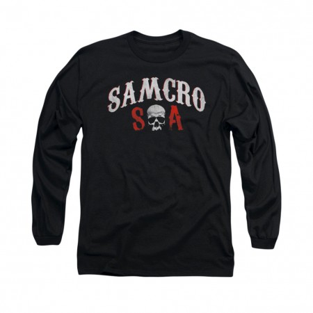 Sons Of Anarchy SAMCRO Forever Black Long Sleeve T-Shirt