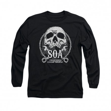 Sons Of Anarchy SOA Club Black Long Sleeve T-Shirt