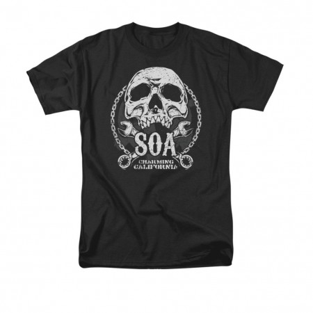 Sons Of Anarchy SOA Club Black T-Shirt