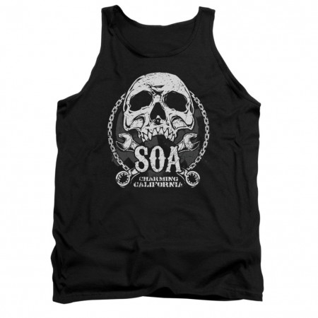 Sons Of Anarchy SOA Club Black Tank Top