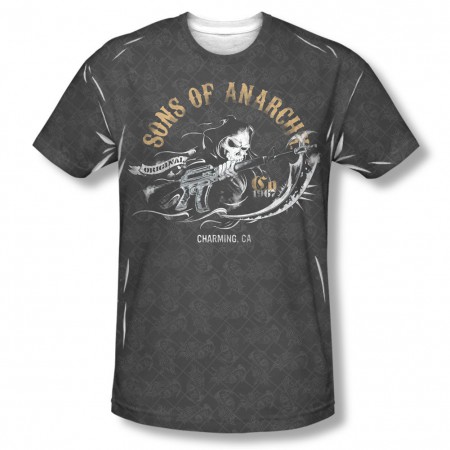 Sons Of Anarchy Reaper Repeat Sublimation T-Shirt