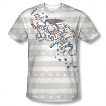 Sons Of Anarchy Crow And Stars Sublimation T-Shirt