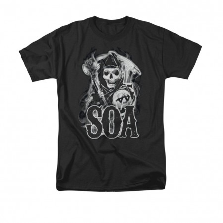 Sons Of Anarchy Smoky Reaper Black T-Shirt